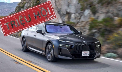 Triệu hồi BMW i7 do lỗi khung ghế phía trước